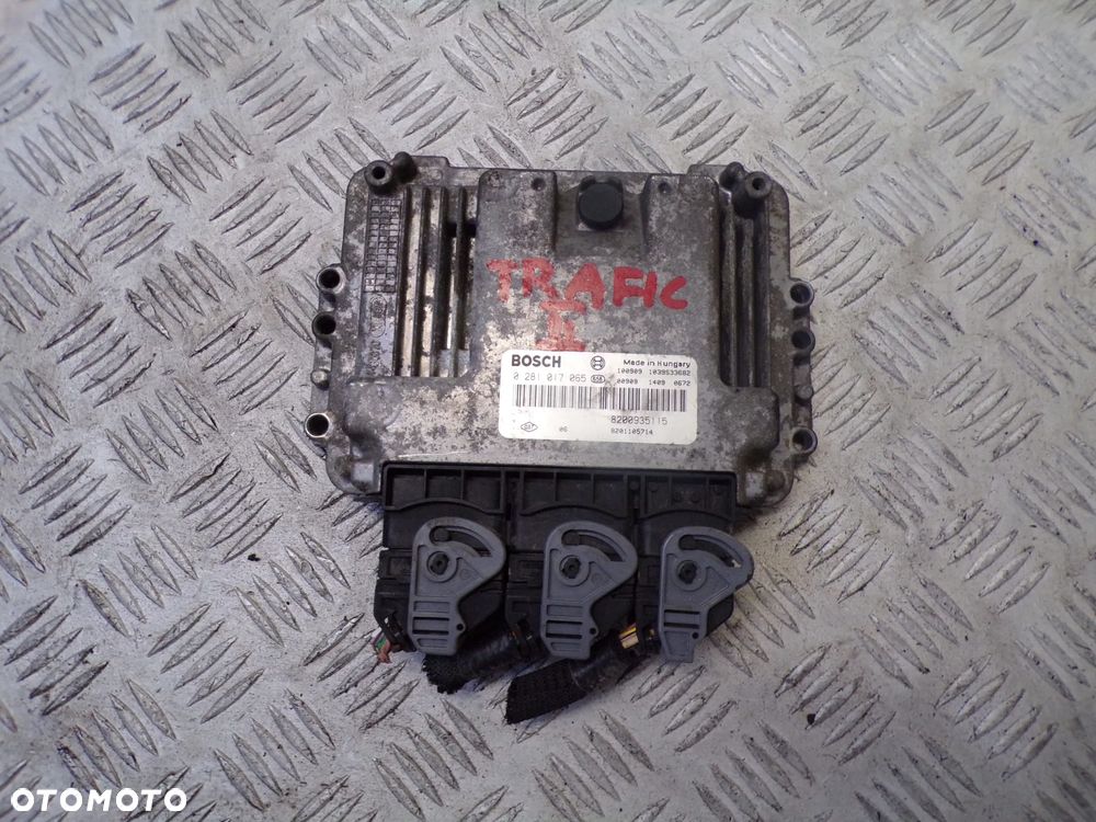 STEROWNIK KOMPUTER SILNIKA RENAULT TRAFIC II 2.0 DCI 0281017065 - 1