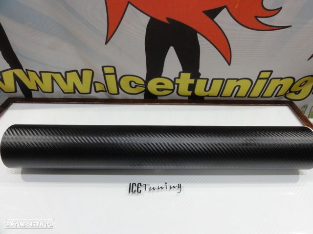Película, vinil em carbono Preto 3D 1,52M x 1M, 1.52M X 0.50M, 2M X 0.50M - 1