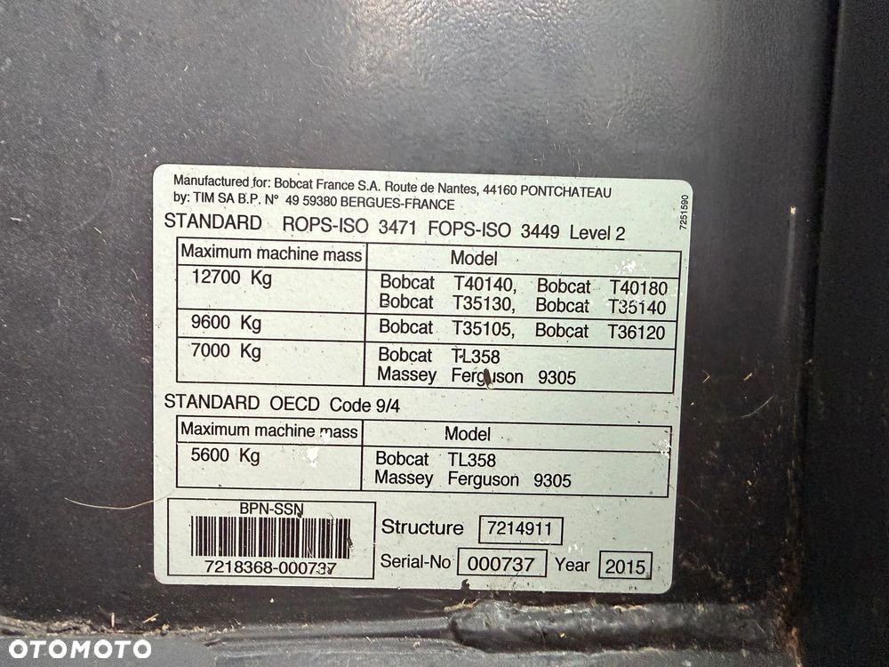 Bobcat TL 358+ - 18
