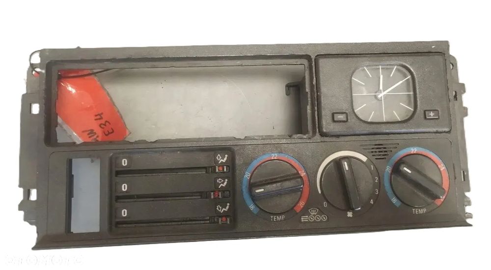 BMW SERIA 5 E34 88-97 r. PANEL STEROWANIA KLIMATYZACJI RAMKA 1384141 * - 1