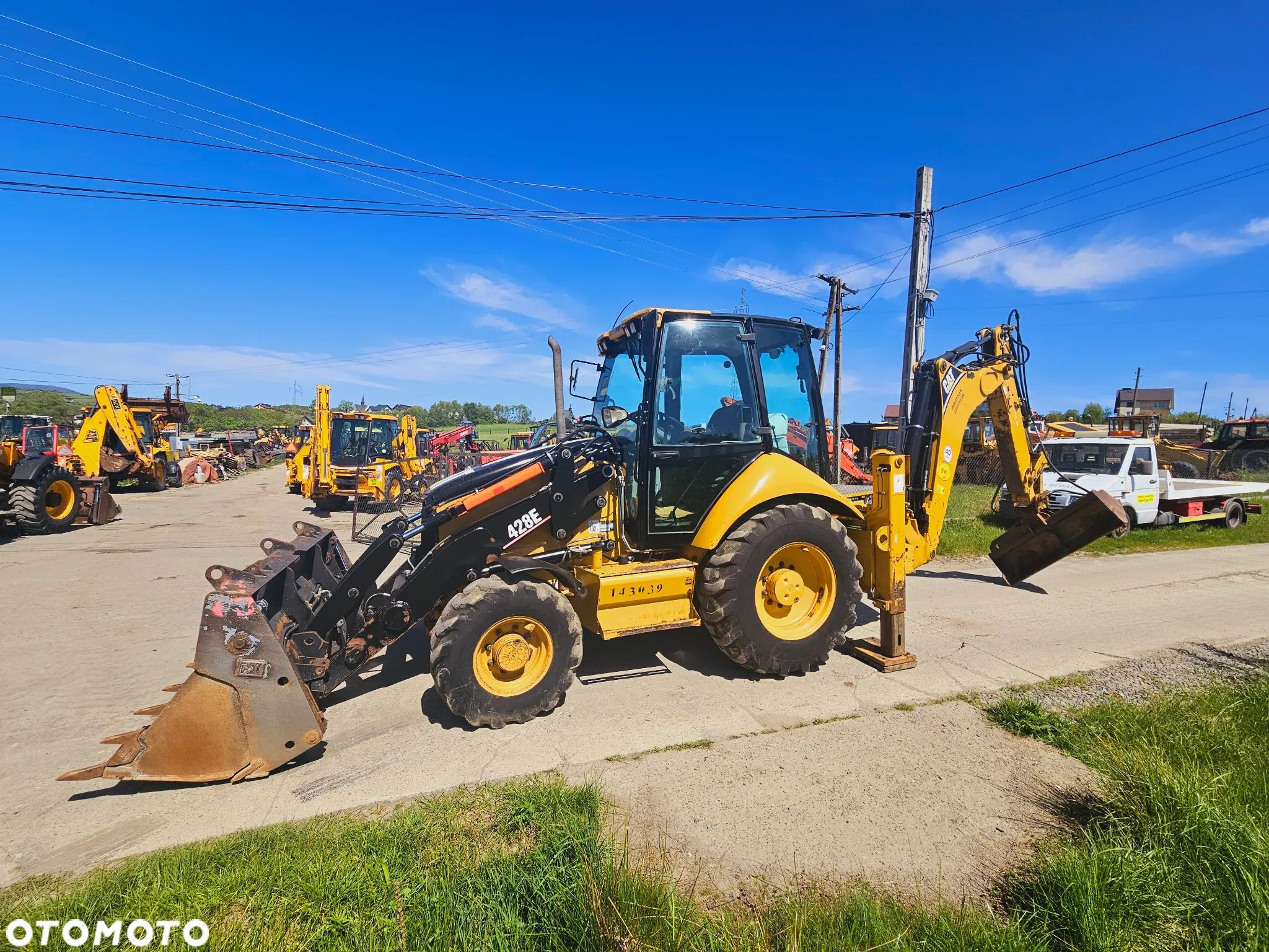 Caterpillar CAT 428E* KOPARKO ŁADOWARKA CATERPILLAR 428E* ŁYŻKA SKARPOWA HYDRAULICZNA* ZAMIANA* SKUP* FINANSOWANIE* LEASING** - 1