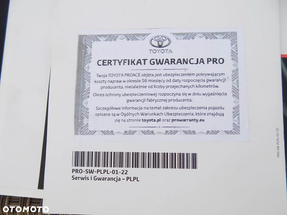 Toyota PROACE, BRYGADOWY 6-CIO OSOBOWY Z POLSKIEGO SALONU! - 38