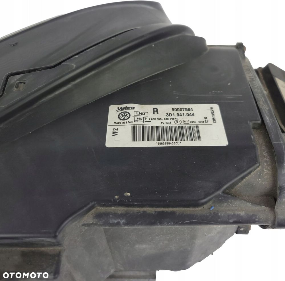 VW PHAETON II LIFT LAMPA PRZÓD PRAWA BI-XENON SKRĘTNY 3D1941034 EUROPA KPL - 10