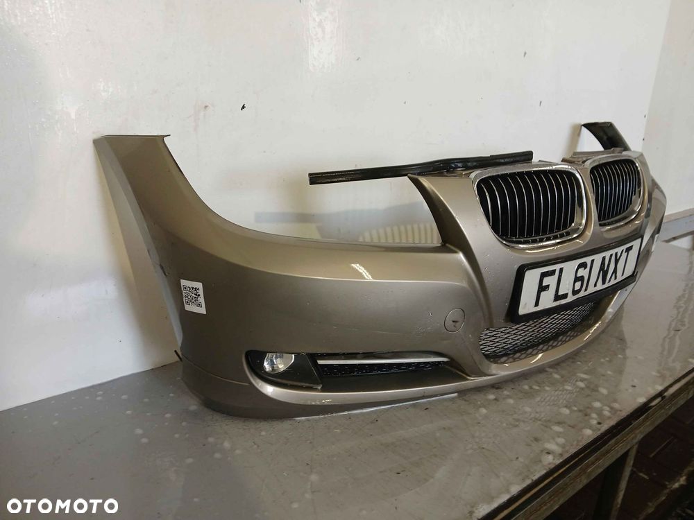 ^ ZDERZAK PRZÓD PRZEDNI DO BMW SERII 3 E90 E91 PLATINUM BRONZE ZŁOTY PIASKOWY LIFT FL HALOGENY - 4