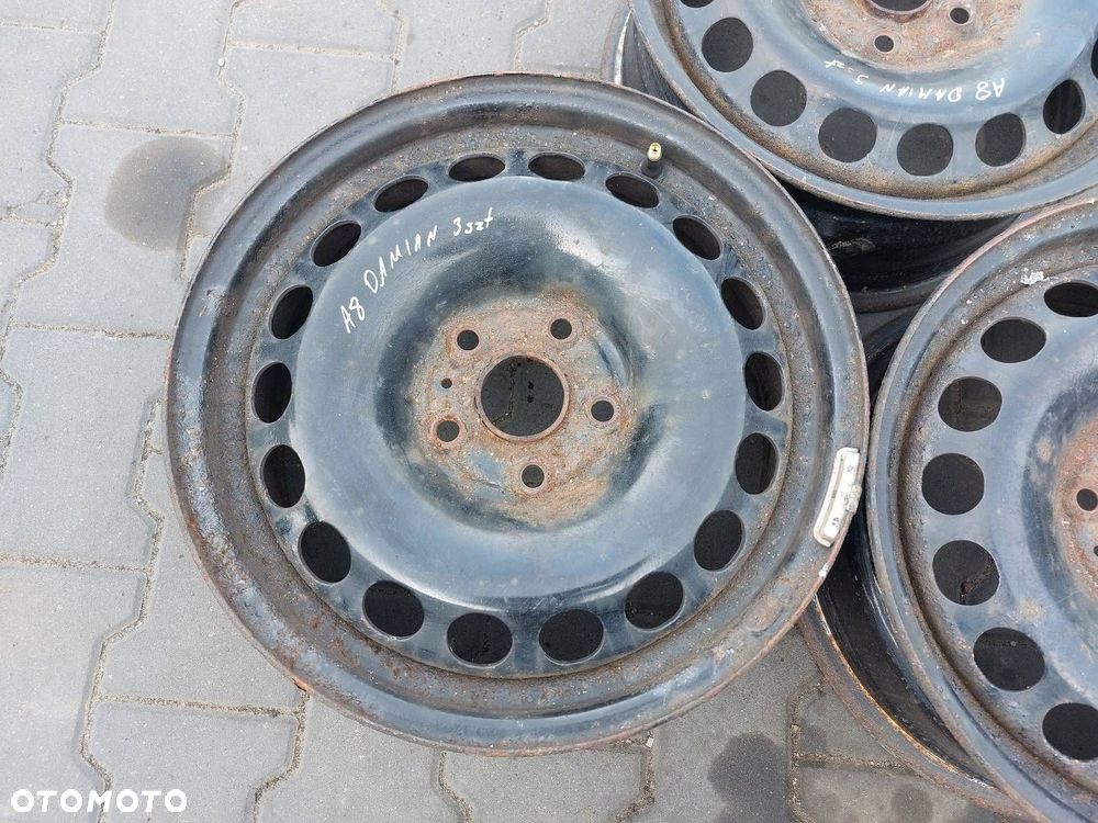 FELGI STALOWE 3 SZT 5x112 6,5Jx16 FI57,1 AUDI VOLKSWAGEN SKODA SEAT - 2