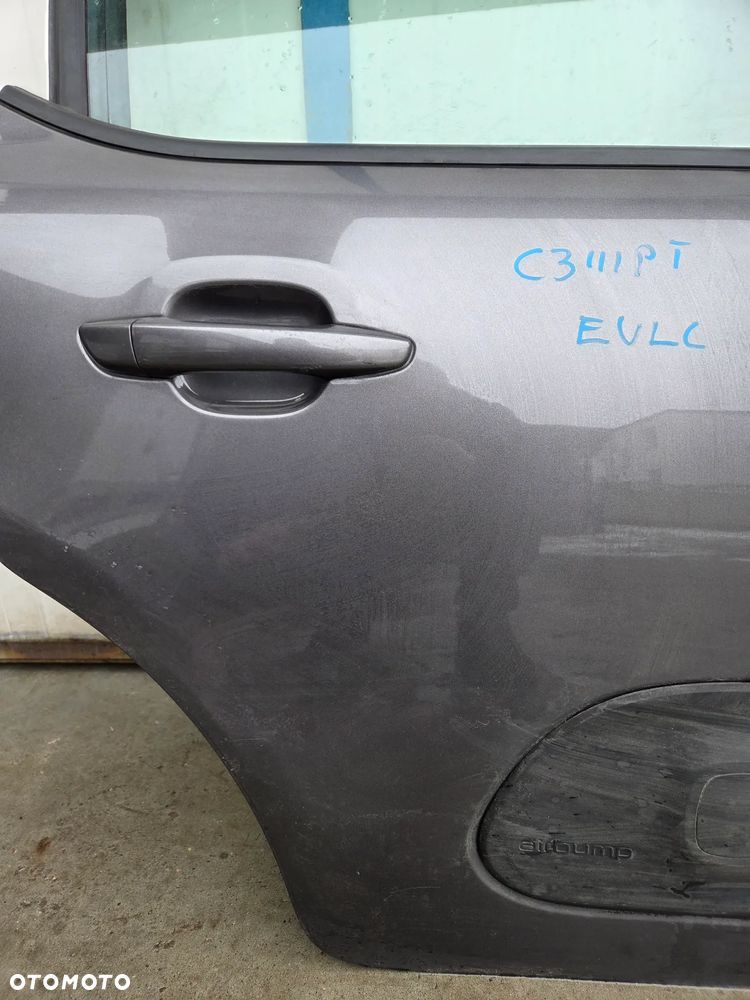 Drzwi prawe tylne tył Citroen C3 III EVLC - 3