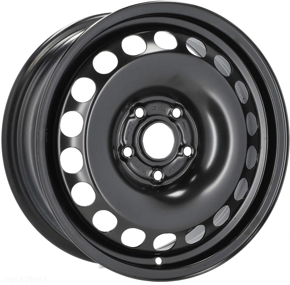 Felga Stalowa OE VW 16 5x112 AUDI A3 A4 b5 b6 b7 A6 Q2 Q3 VW PASSAT B6 B7 B8 GOLF 6 7 8 9 T-ROC Tiguan Touran Skoda Octavia SuperB Seat Alhambra Altea Leon Toledo - 1