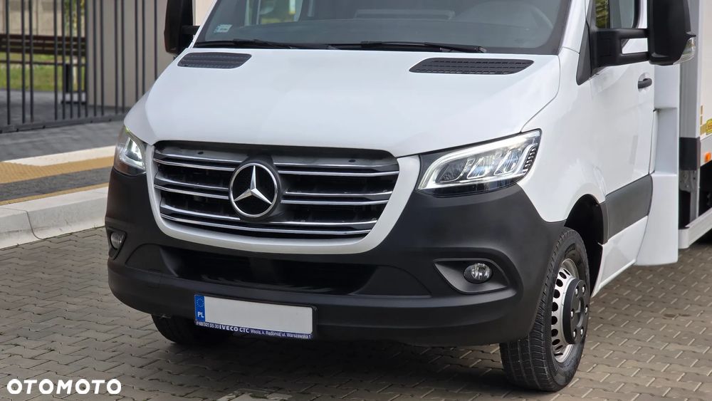 Mercedes-Benz SPRINTER 519 CDI 907❗❗190 KM / FULL OPCJA / AUTOMAT 9G-TRONIC / FULL LED / KONTENER 10EP  / DRZWI Z TYŁU / BLIŹNIAKI / XENON / RAMA / LAWETA / ZABUDOWA JEGGER / PODUSZKI PNEUMATYCZNE / SYPIALKA / SALON POLSKA ❗❗ - 22