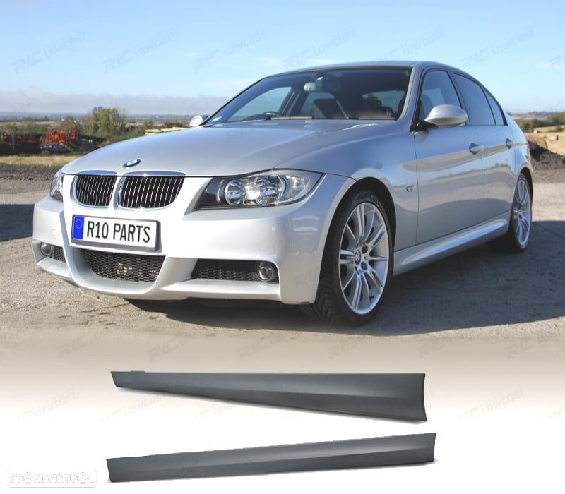 EMBALADEIRAS LATERAIS BMW E90 E91 05-12 LOOK M - 1