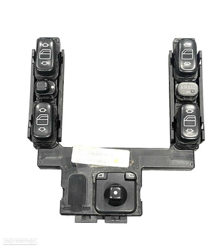 Conjunto Interruptores Vidros botões Mercedes Classe E W210  2108214151 - 1