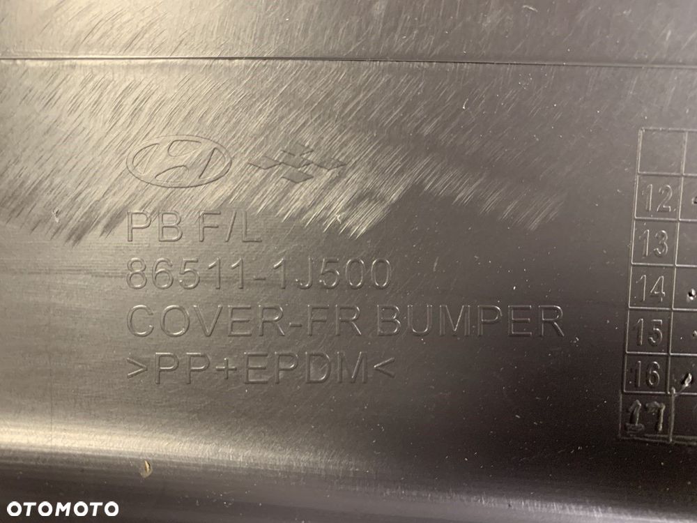 NOWY ORYGINALNY ZDERZAK PRZEDNI PRZÓD HYUNDAI I20 I 1 LIFT 12-15 86511-1J500 - 9