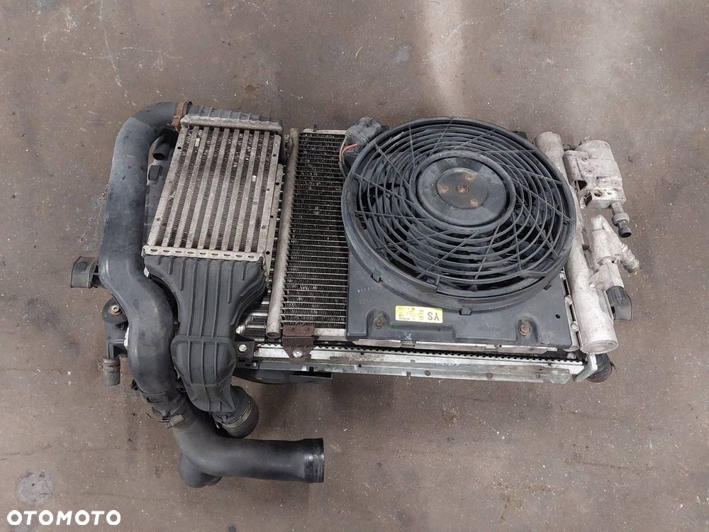 CHŁODNICE KOMPLET + WENTYLATORY OPEL ZAFIRA A 2.2 DTI - 2