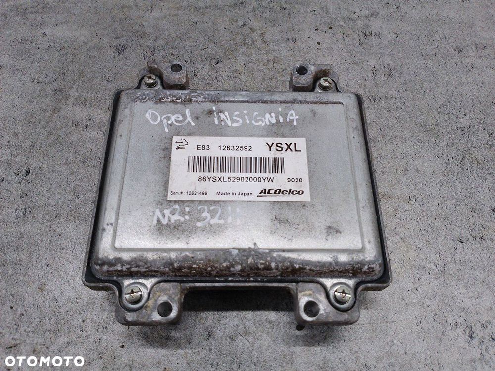 KOMPUTER, STEROWNIK OPEL INSIGNIA A 12632592 12621466 1.8 16V - 7