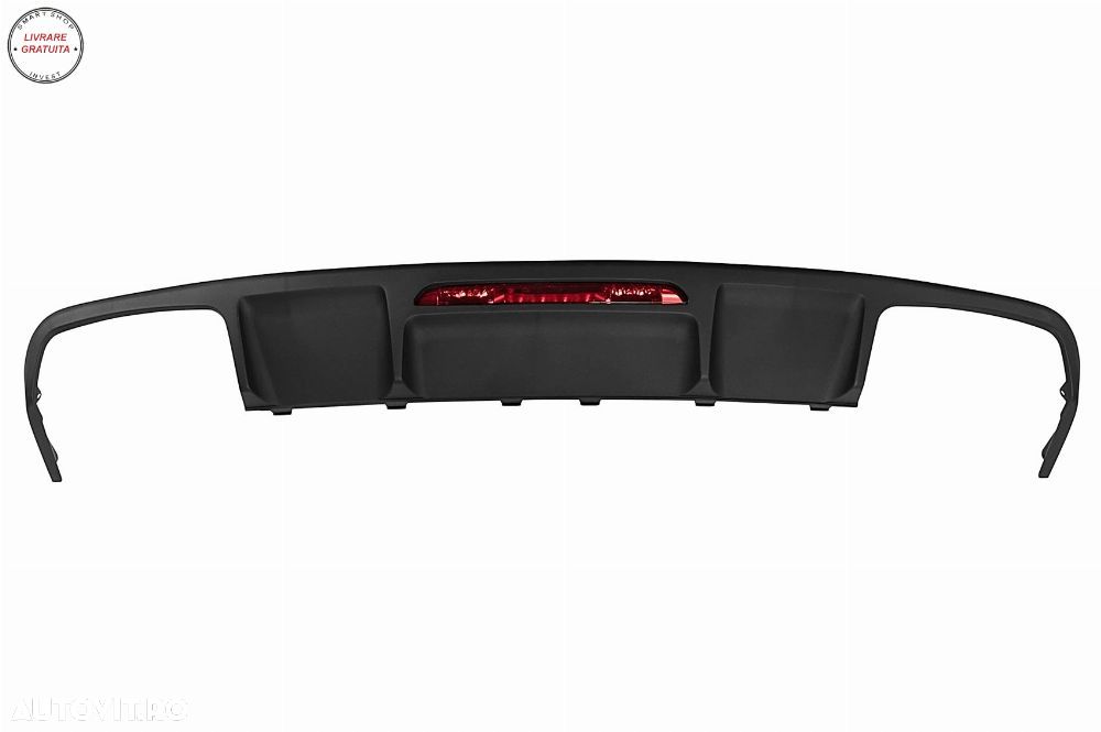 Difuzor cu Evacuare Dubla Mercedes CLS Sedan W218 (2011-2017) pentru bara AMG Spor- livrare gratuita - 1