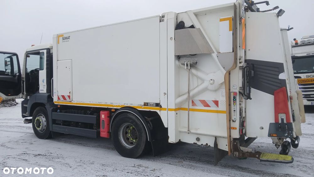 MAN TGS 18.360 4X4 HYDRODRIVE ŚMIECIARKA ZABUDOWA SEMAT SPROWADZONY DO ZABUDOWY WYWROTKA - 12