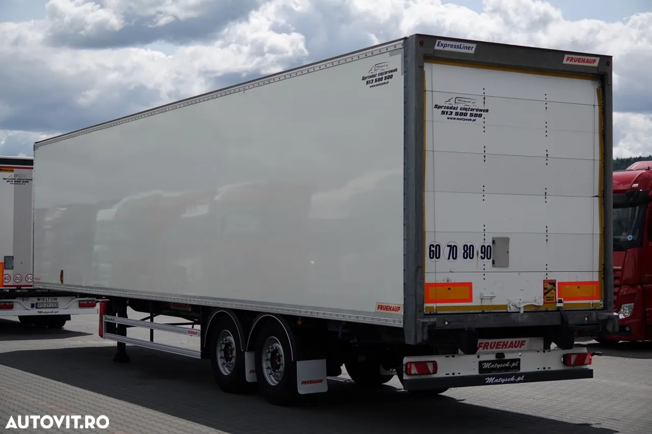 Fruehauf CONTAINER / KOFFER / 2 AXE / SAF / 2021 / PODEA FOARTE REZISTENTĂ: ȘINĂ - 6