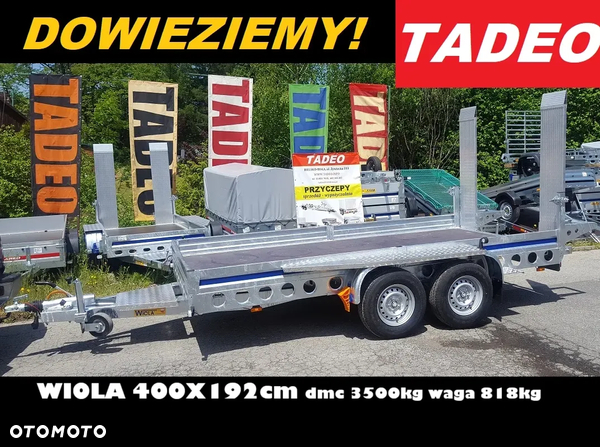 Wiola B3540 392x192 poszerzona pod koparkę, wozidło