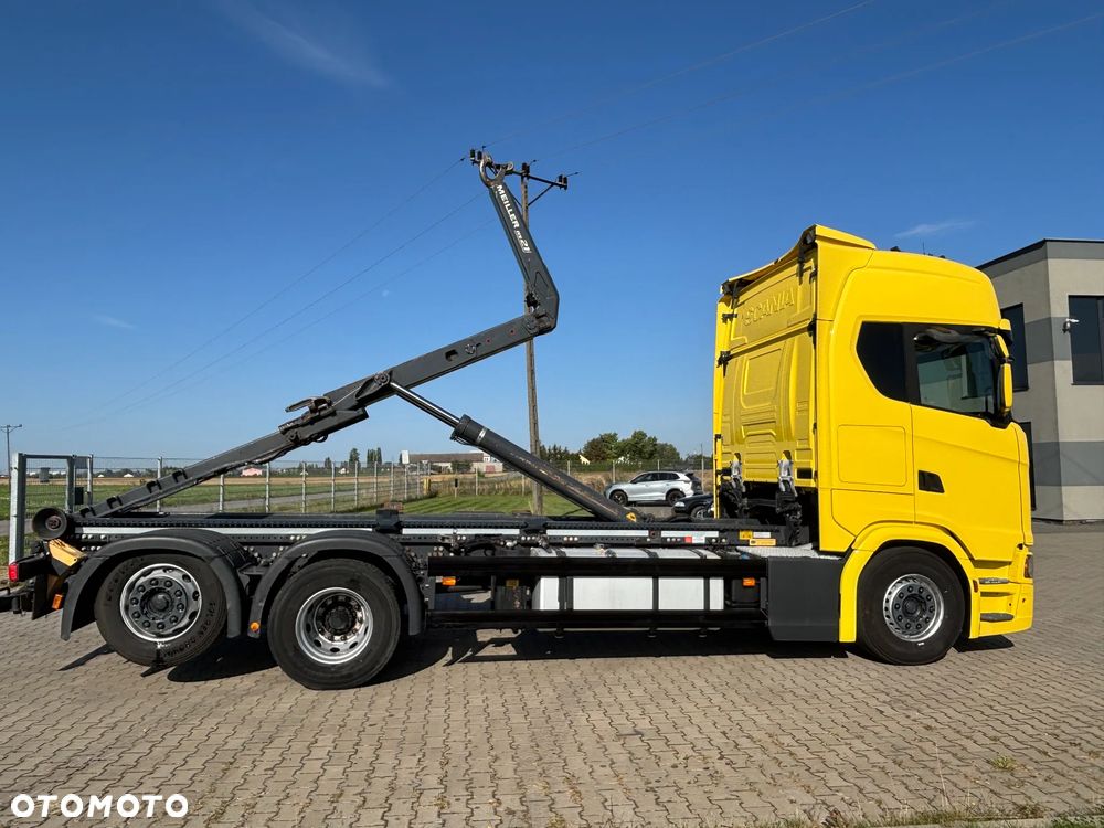 Scania S450 6x2  Meiller RS 21.70 hakowiec , bezwypadkowa , serwis w Scania, (nie HIAB, PALFINGER, VDL, HYVA,) Nowy model NG , model Scania S - 14