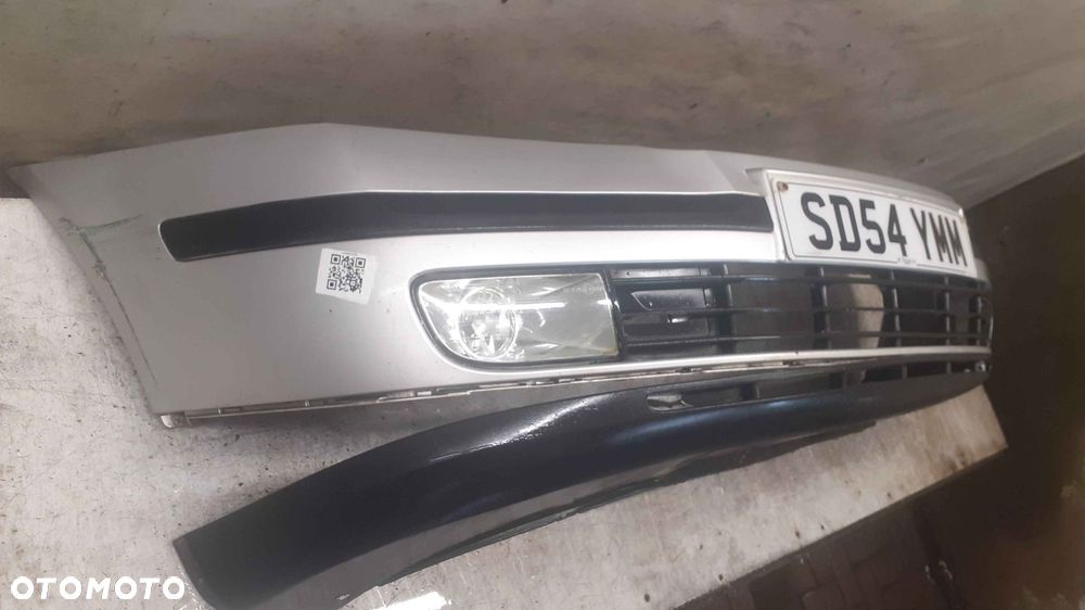 } ZDERZAK PRZÓD PRZEDNI DO SKODA OCTAVIA II 2 9102 SREBRNY HALOGENY - 4