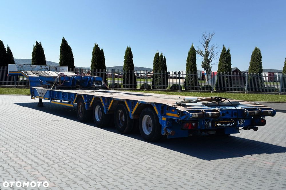 Trax NACZEPA / LAWETA NISKOPODWOZIE 15,3 M / 4 OSIE / 2 SKRĘTNE / DMC 65 000 KG - 3