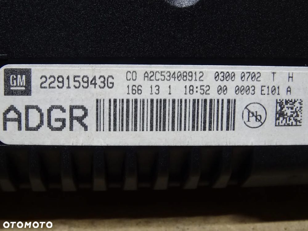 OPEL INSIGNIA CD400 RADIO ODTWARZACZ WYŚWIETLACZ PANEL AUX USB pin carpass sps programowanie - 13
