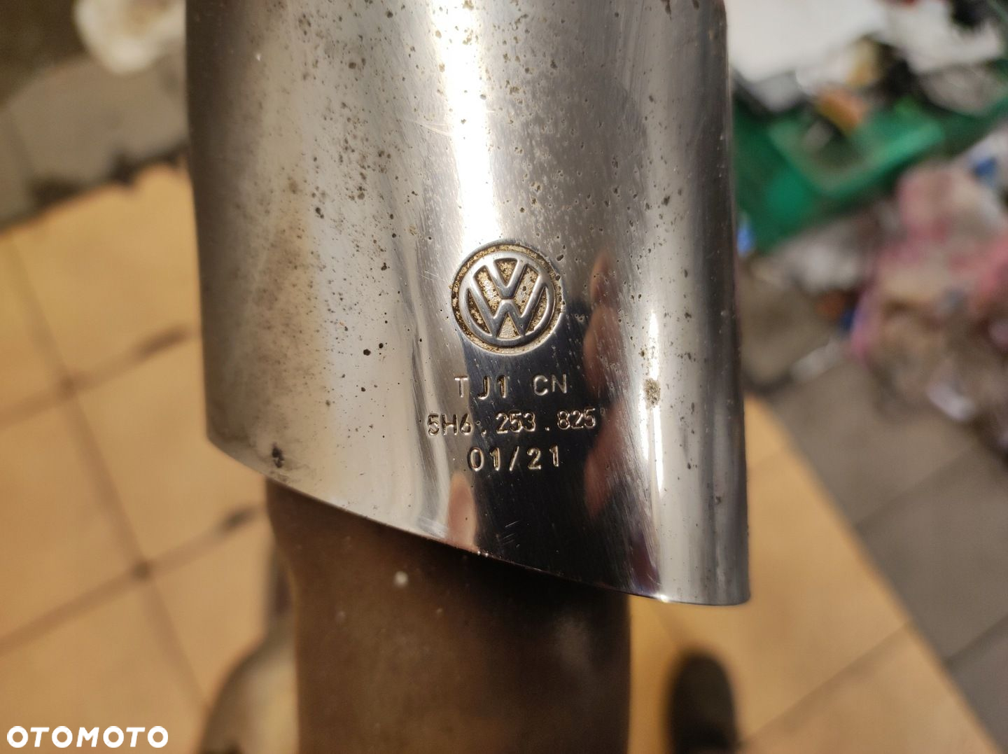 Układ wydechowy wydech tłumik końcowy Golf VIII 8 R 2.0 TSI - 15
