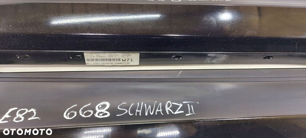 Bmw E82 Listwa Progowa Próg Progi Lewy Prawy Schwarz Ii 668 Kpl 92 - 6