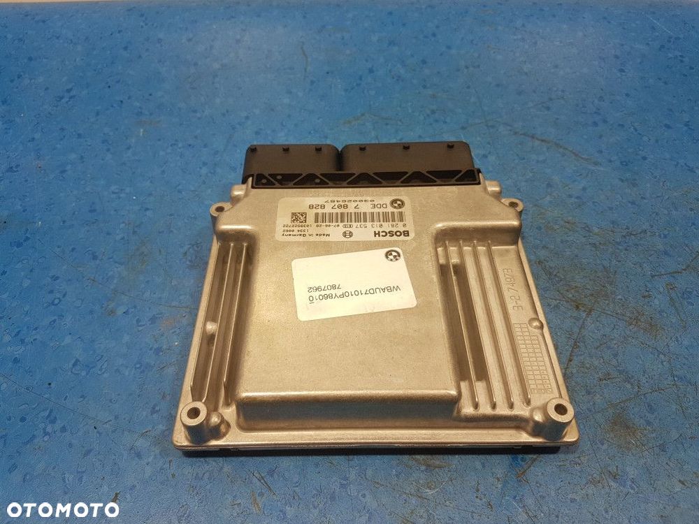 BMW 1 E87 2.0D STEROWNIK SILNIKA 7807828 N47 - 5