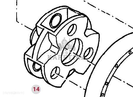 Fendt 816 818 822 824 Vario Jarzmo Przekładni Planetarnej 822100150020 - 1