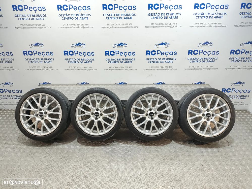 Conjunto jantes Originais 17 Cross Spoke Challenge Mini Cooper R56 John Cooper Works 7J ET48 4x100 - 9