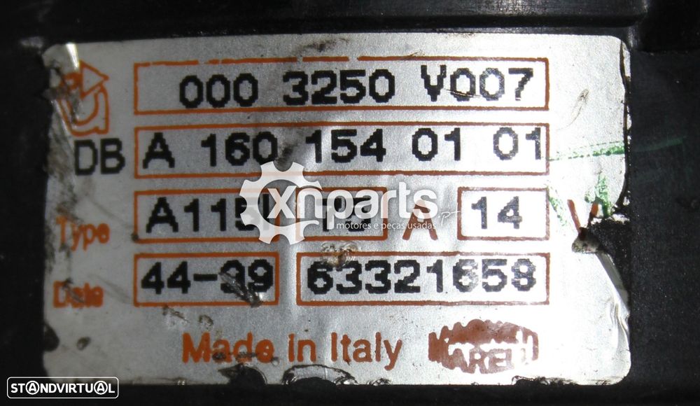 Alternador ALFA ROMEO 75 (162B_) 2.0 TD (162.BD, 162.BG) | 05.85 - 09.92 Usado R... - 2