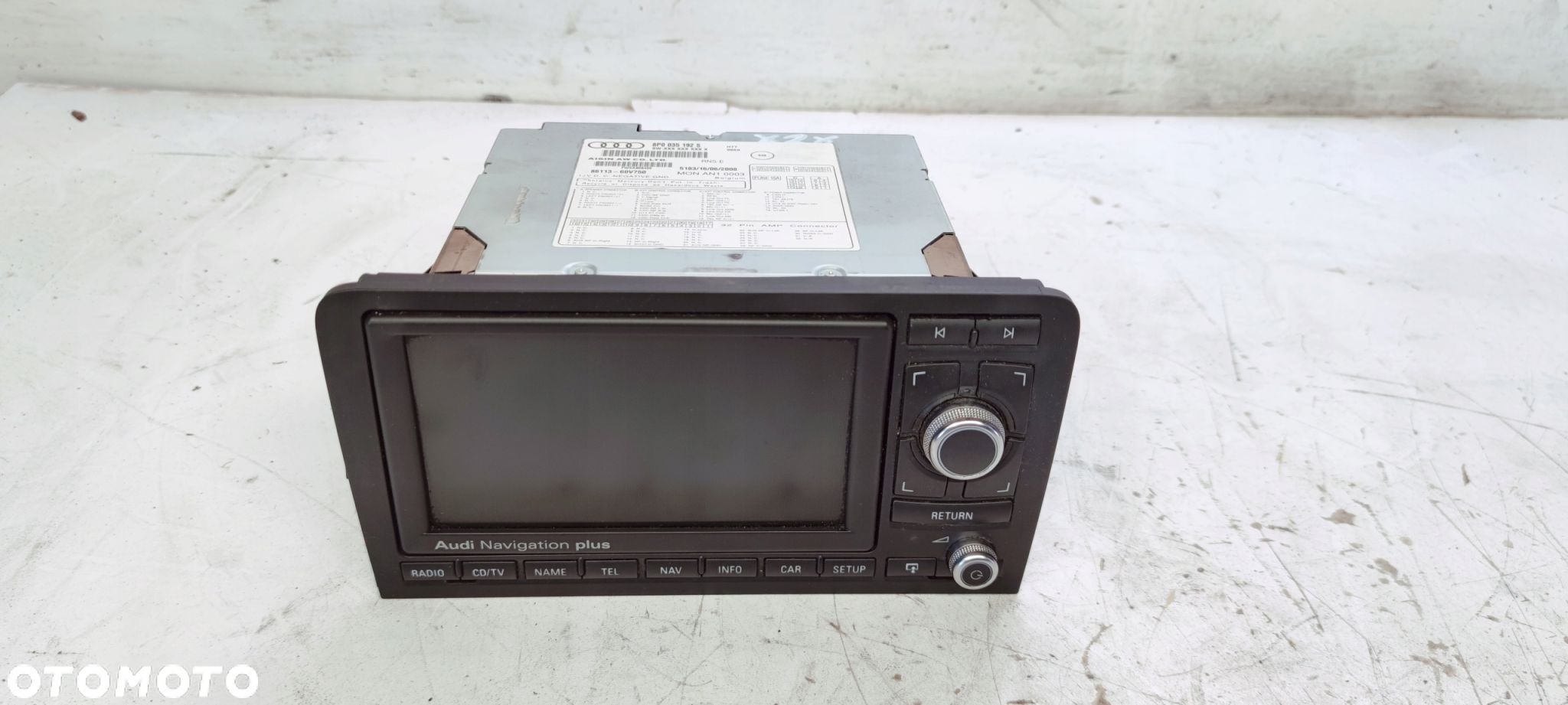 RADIO AUDI NAVIGATION PLUS AUDI A3 8P0035192S *2* - 1