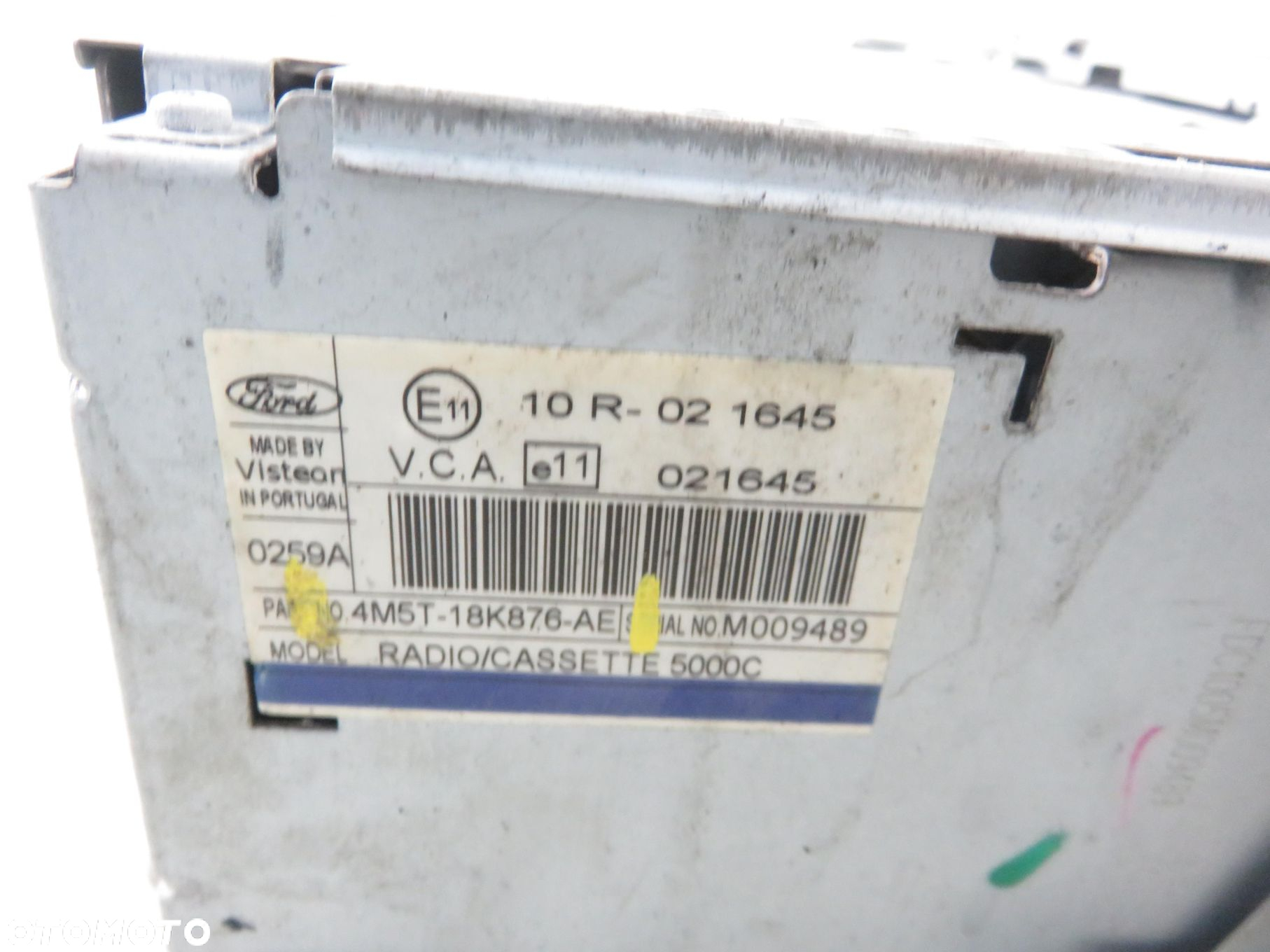 RADIO KASETA  FORD FOCUS MK2 II 4M5T18K876AE - 7