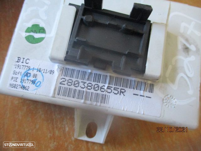 Modulo 280380655R RENAULT CLIO 3 2009 1.2I COMANDO RADIO RENAULT MEGANE 3 FASE 1 2011 1.9DCI 130CV 5P PRETO RENAULT MEGANE 3 PHASE 1  2010 1.5DCI 110CV 5P PRETO - 2