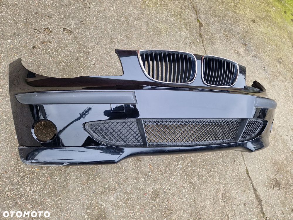 BMW 1 E81 E87 04- zderzak przedni kratka grill 668 SCHWARZ 2 - 2