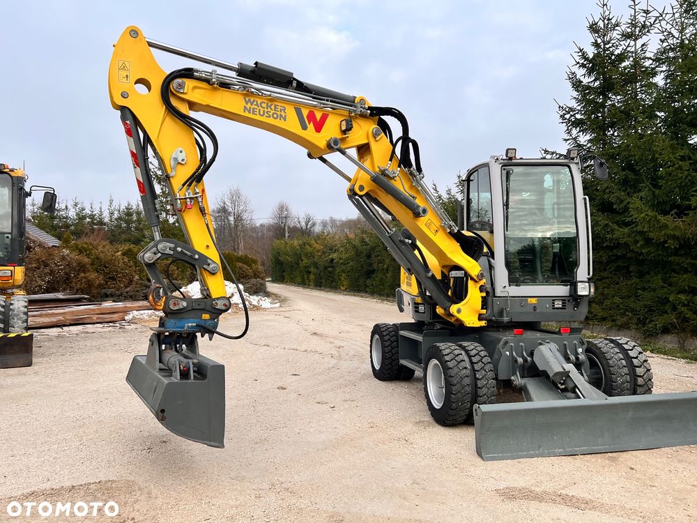 Wacker Neuson EW65 Koparka Kołowa  6503 7ton 3x łyżki LEHNHOFF  4690 mth Pług Ramię Long 3 Łamane KLIMA,MS03 HYDRAULICZNE TEREX VOLVO Cat Jcb Liebherr Komatsu KLIMATYZACJA 1 właściciel - 9