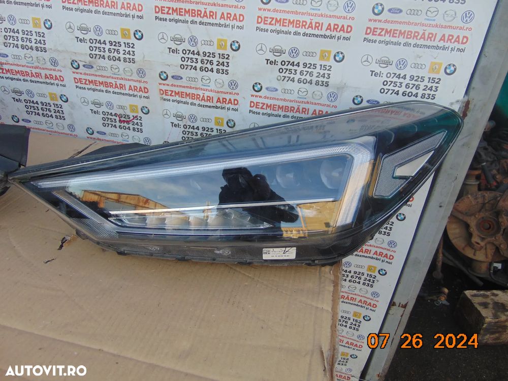 Far Hyundai Tucson facelift 2018-2020 faruri stanga dreapta europa led facelift - 2