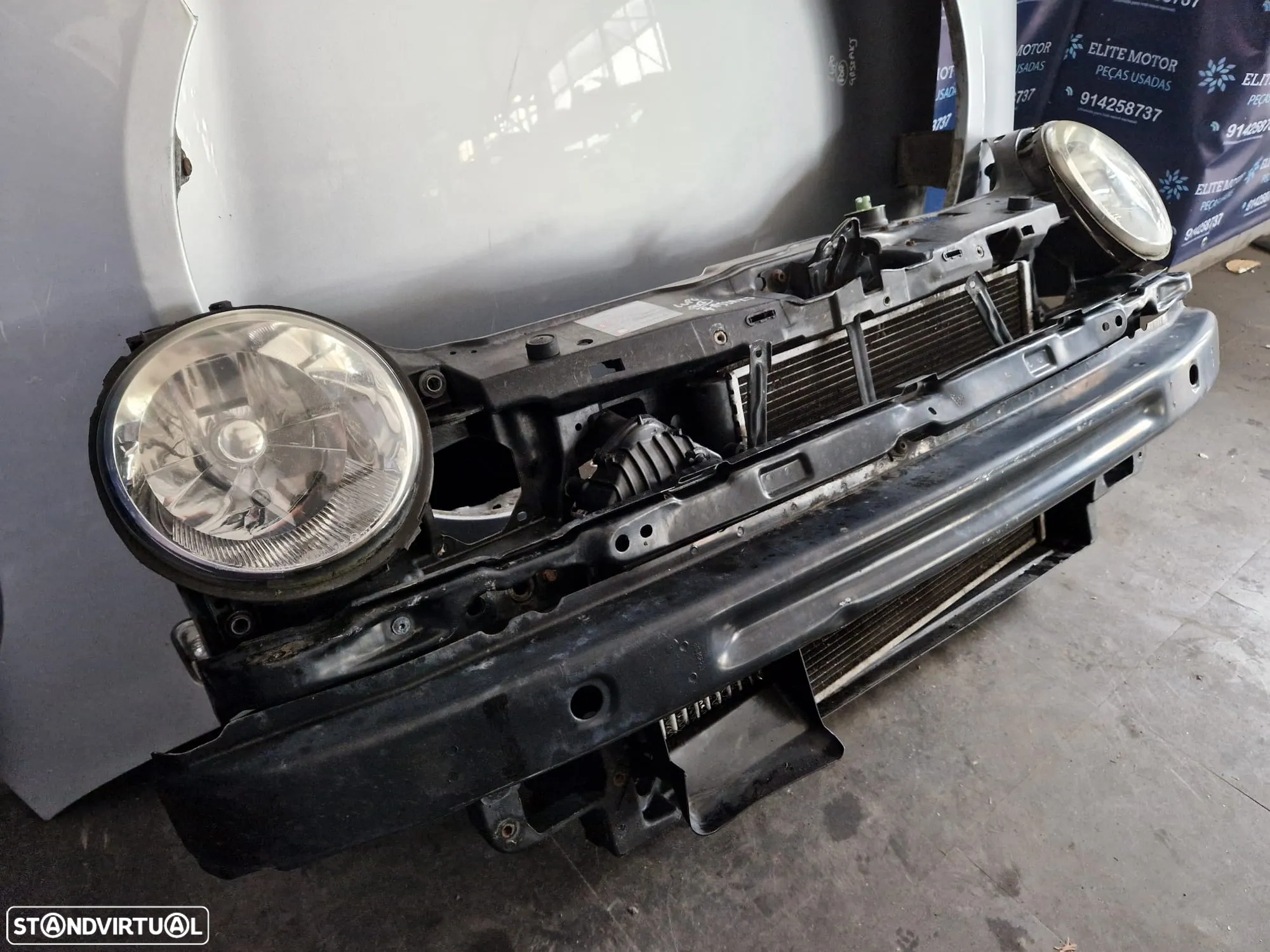 Frente completa usada VW LUPO 1.4 TDI capot parachoques guardalamas oticas - 7