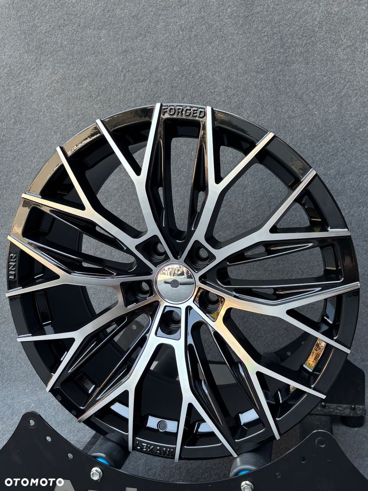 NOWE alufelgi M pakiet 5x112 18 felgi 8j ET35 BMW seria 3 G20 G22 G30 G31 F44 G22 G23 G32 F39 G60 G01 X1 F48 G42 X2 U06 Active Tourer Z4 G29 xDrive Styling 930 czarne polerowane jak Japan Racing Carbonado Rubin - 5