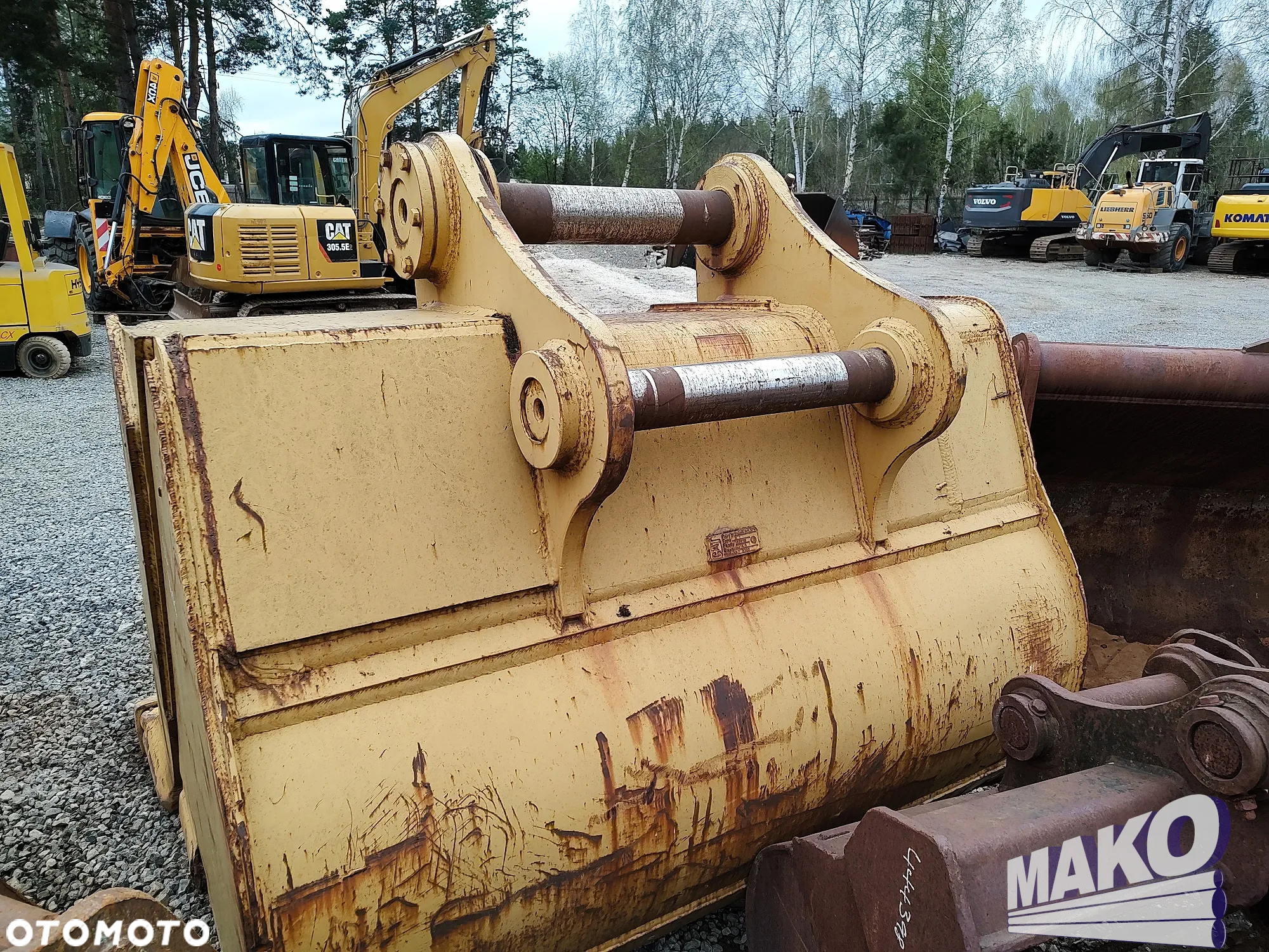Łyżka CAT 200cm do koparki 60 ton fi 130 110 - 4