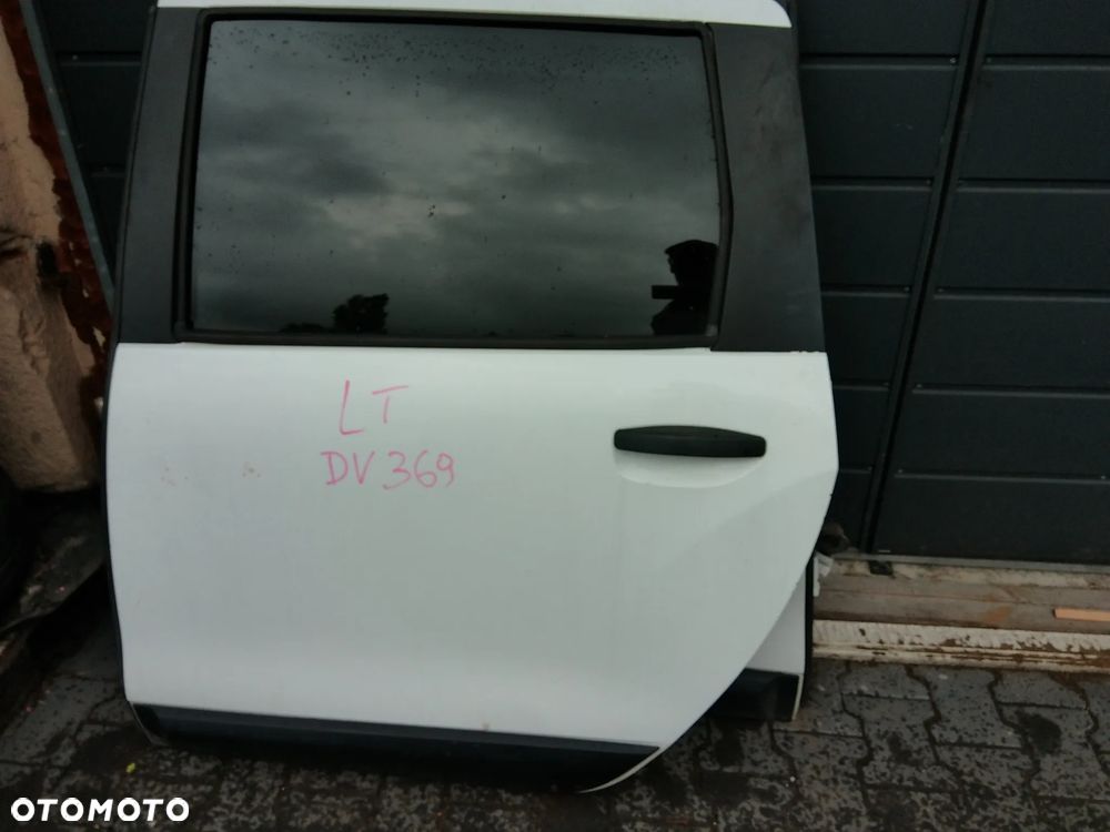 DACIA LODGY DRZWI LEWE TYLNE BIALE DV369 KOMPLETNE ROWNIEZ INNE CZESCI