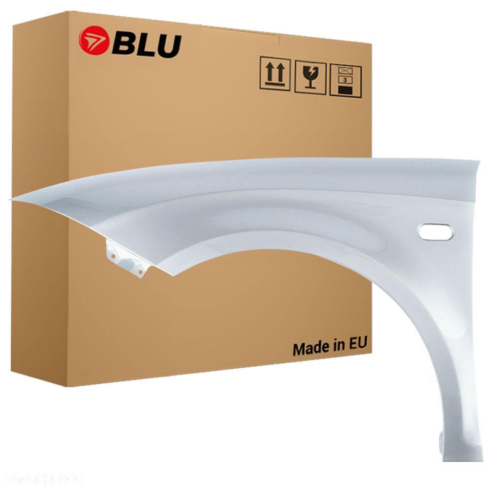 BLU Błotnik SEAT LEON II 2 1P1 LS7Y lewy przód srebrny 2005-2012 GrauLuna - 1