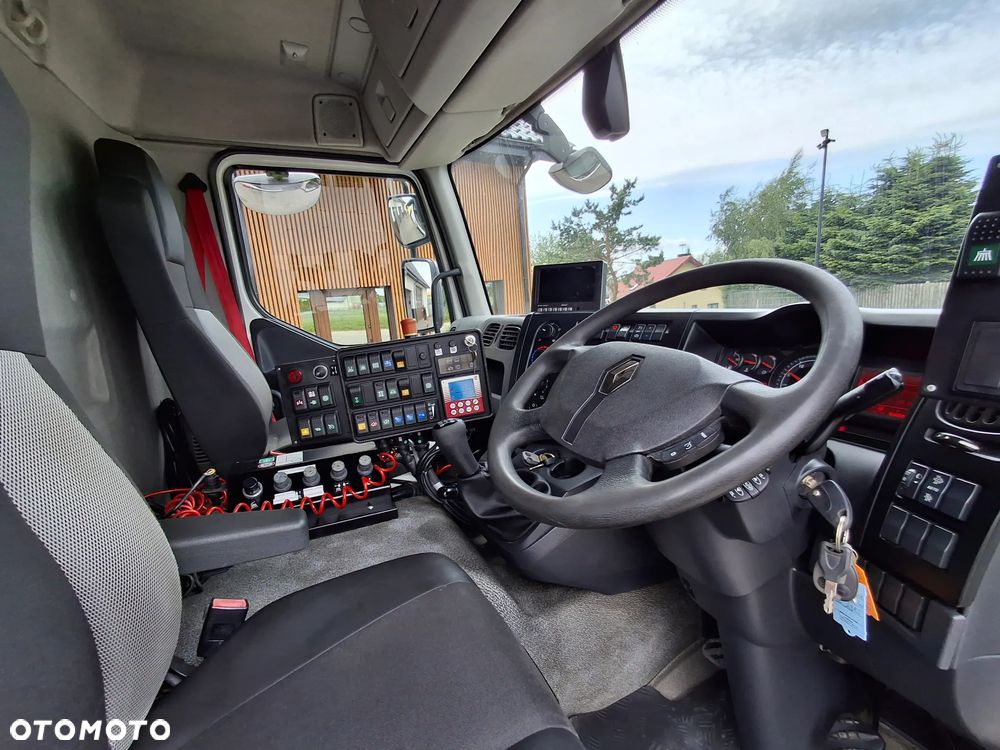 Renault D16 Midlum Zamiatarka SEMAT Zoeller FAUN Karcher Listwy Wysokiego Ciśnienia Szczotki L/R Rura Do Liści 2017r EURO 6 - 37