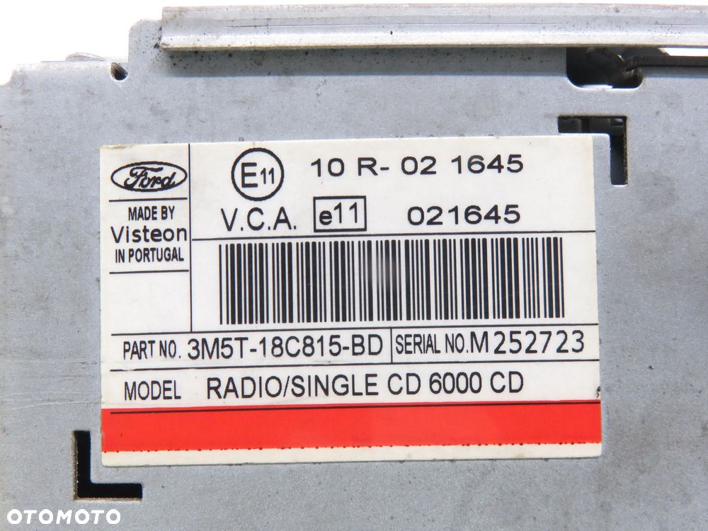 RADIO FORD FOCUS C-MAX (DM2) 3M5T-18C815-BD - 4