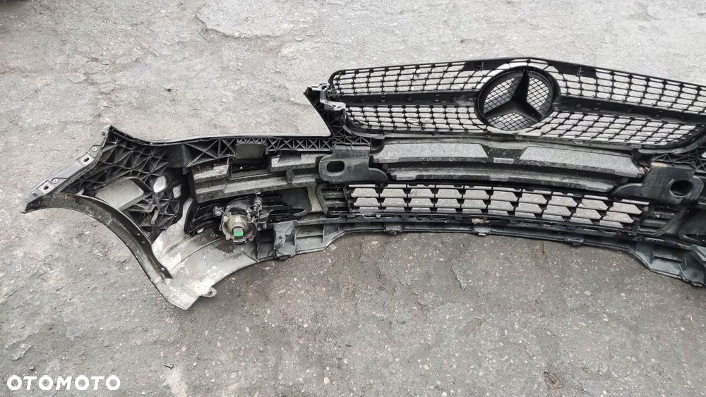 MERCEDES C W204 ZDERZAK PRZÓD ATRAPA KOMPLETNY 197 - 7