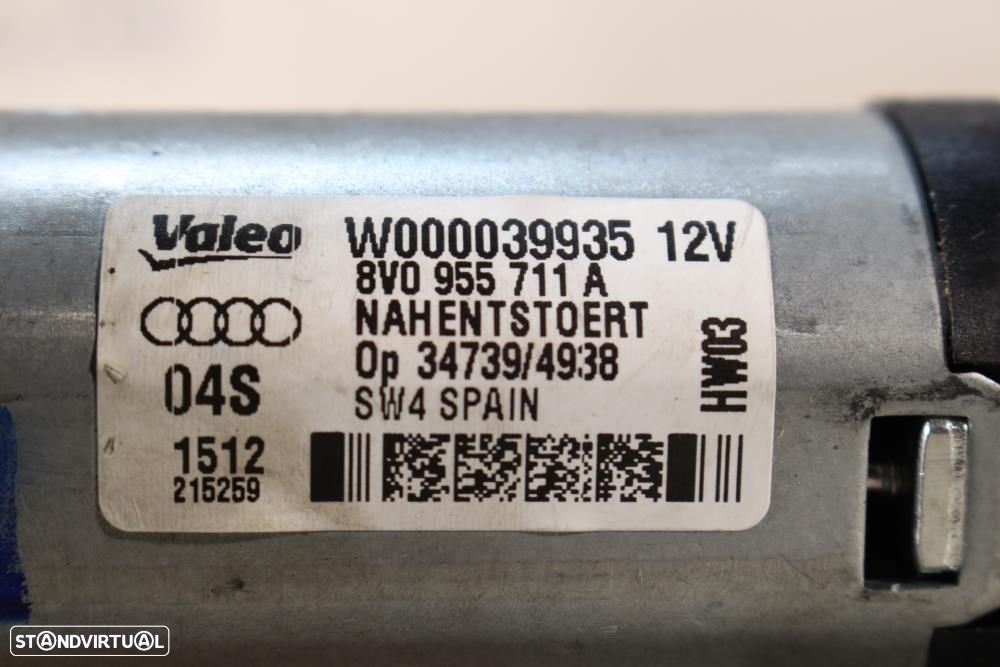 Motor Limpa Vidros Traseiro Audi A3 (8V1, 8Vk)  8V0955711a / 8V0 955 7 - 6