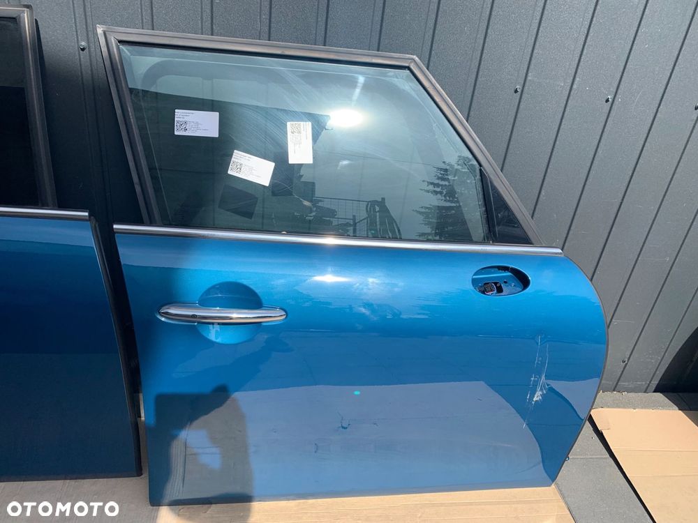 DRZWI PRAWA STRONA PRZÓD TYŁ MINI COOPER F55 C2M ISLAND BLUE METALLIC - 2