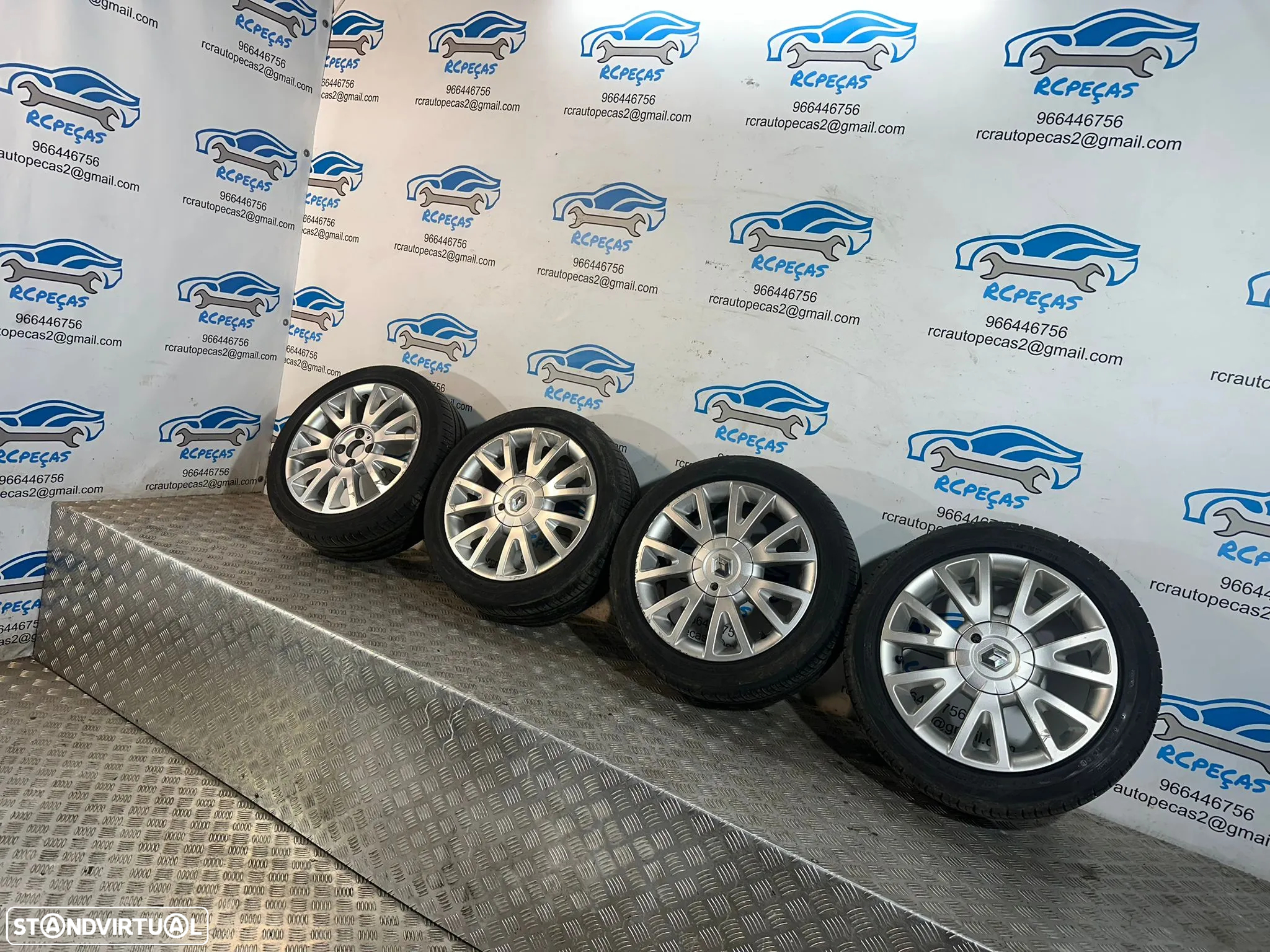 .Conjunto Jantes 16 Canasta Renault Clio 3 MK3 ET43 6.5J 4x100 8201075834 - 4