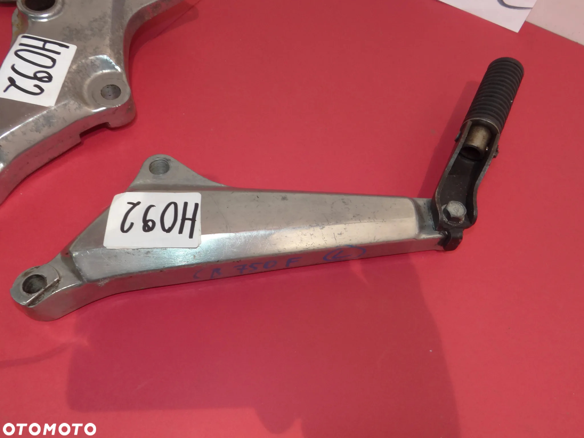 HONDA CB 750 F SUPER SPORT FOUR 77-78 r. MOCOWANIA PODNÓŻKÓW  PASAŻERA SET MOCOWANIE WYDECHU H092 - 9