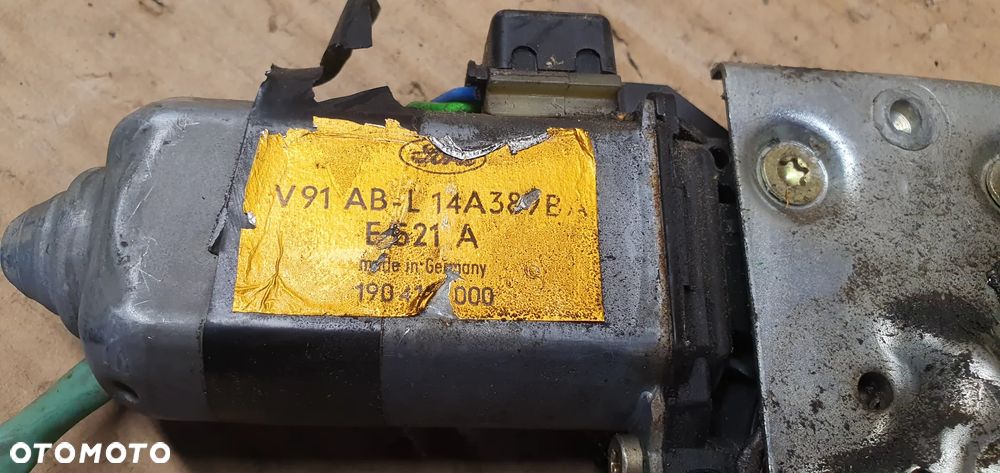 Mechanizm podnośnik szyby prawy tył Ford Escort MK7 Cabrio V91AB-L14A389-BA - 6